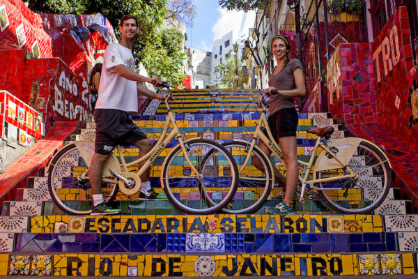Explore Lapa de bicicleta no Rio